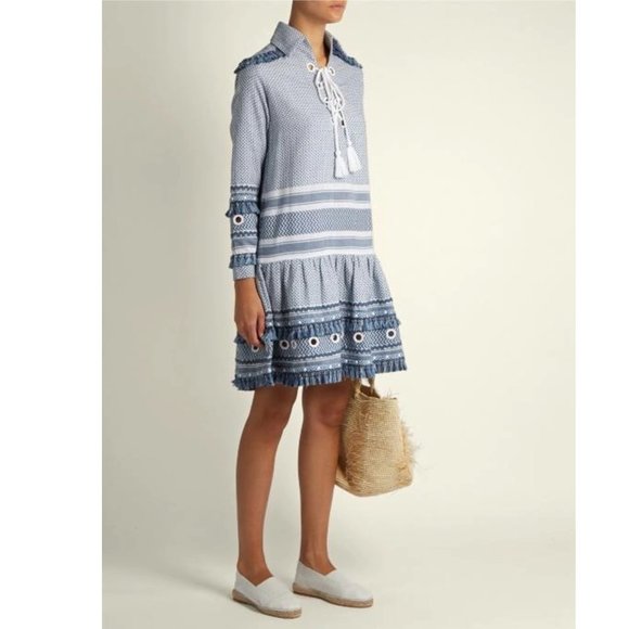 Dodo Bar Or Gadielle Tassel-embellished Cotton Dress /...